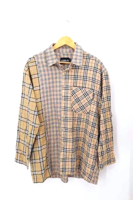 AJOBYAJO(アジョバイアジョ) 再構築ノバチェックボタンシャツ メンズ トップス