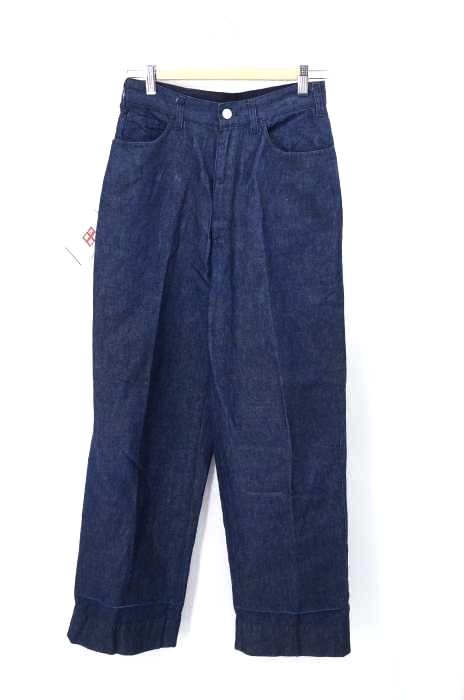 BEAMS BOY（ビームスボーイ） 20SS 10オンス デニム センタープレス ワイドパンツ レディース パンツ