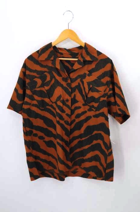 muller of yoshiokubo（ミュラーオブヨシオクボ） Zebra open collar shirt レディース トップス
