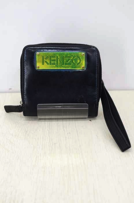 KENZO PARIS(ケンゾーパリス) リフレクターロゴプレートレザーウォレット レディース 財布・ケース