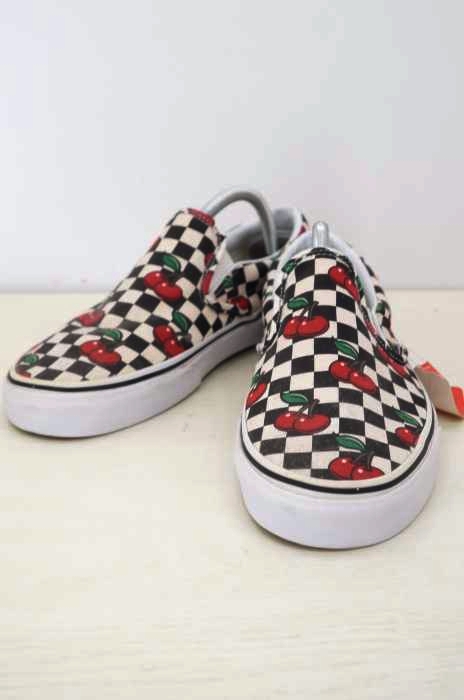 VANS（バンズ） CHERRIES CHECKERBOARD CREATOR SLIP-ON メンズ シューズ
