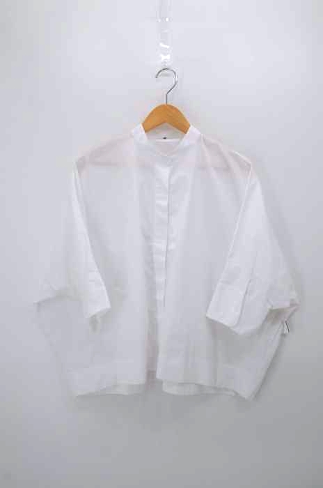 UNIQLO+J(ユニクロプラスジェ) スーピマコットンドルマンスリーブシャツ レディース トップス