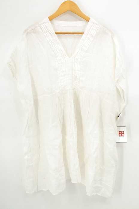 bisque by nest robe(ビスクバイネストローブ) リネンVネックワイドブラウス レディース トップス
