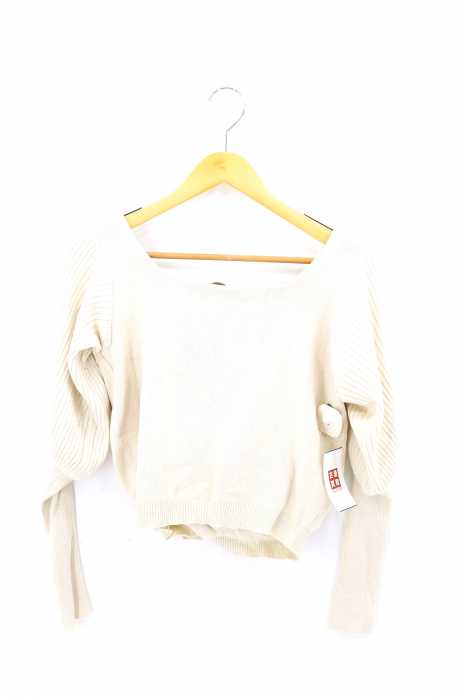 Lily Brown（リリーブラウン） バックカシュクールニットトップス レディース トップス