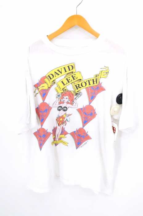USED古着（ユーズドフルギ） DAVID LEE ROTH 1991 ツアーTシャツ コピーライト メンズ トップス