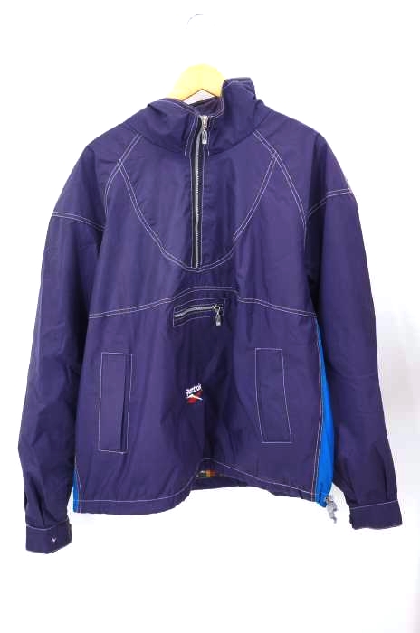 Reebok(リーボック) OLD 裏総柄ナイロンアノラックパーカー メンズ アウター
