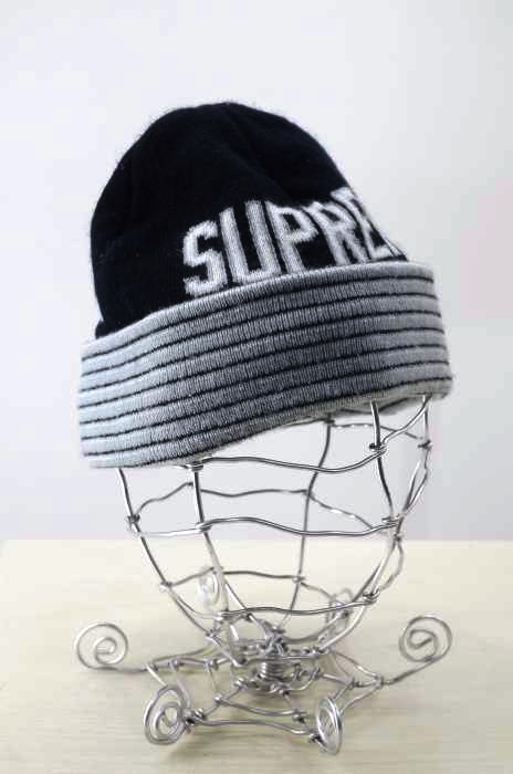 Supreme（シュプリーム） ボーダーニットビーニー メンズ 帽子