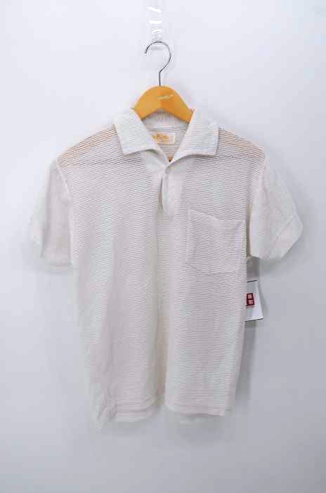 USED古着（ユーズドフルギ） OLD crown シースルーポロシャツ メンズ トップス