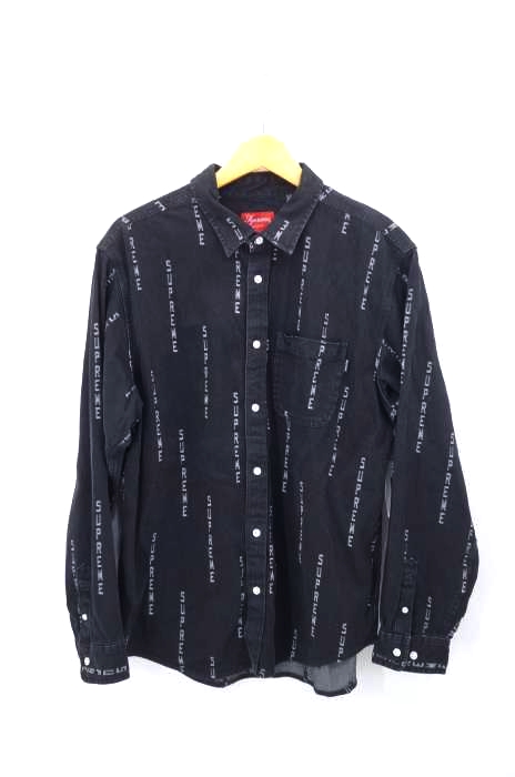 Supreme（シュプリーム） 20AW Logo Stripe Jacquard Denim Shirt メンズ トップス
