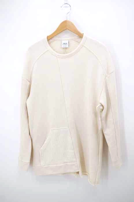 Zara ザラ 再構築デザイン サーマルスウェット メンズ トップス ブランド古着買取販売バズストア