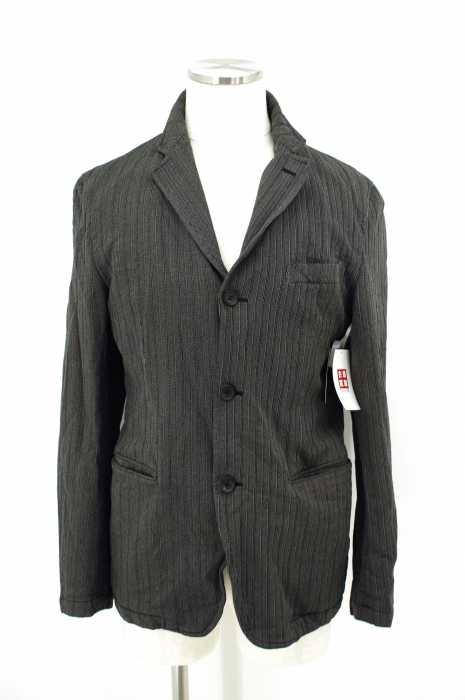 COMME des GARCONS HOMME （コムデギャルソンオム） AD2005　ポリ縮ストライプ柄 メンズ アウター