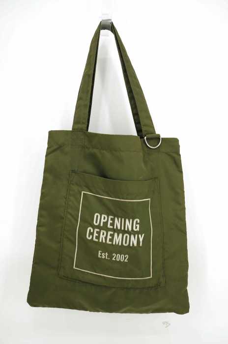 OPENING CEREMONY（オープニングセレモニー） ロゴエコバッグ レディース バッグ