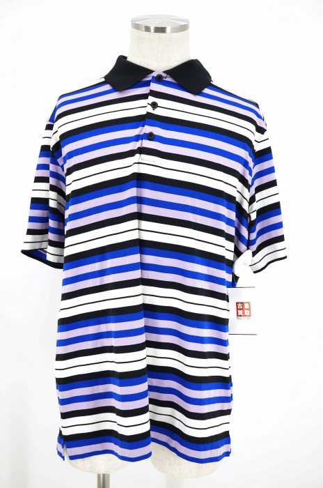 NIKE GOLF（ナイキゴルフ） DRI-FIT  ドライフィット  マルチボーダーポロシャツ メンズ トップス