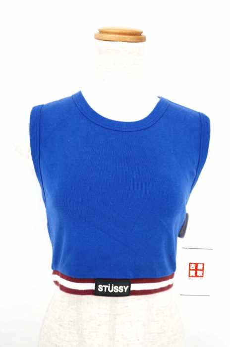 Stussy Women （ステューシーウィメン） Culver Tank Top ラインタンクトップ レディース トップス