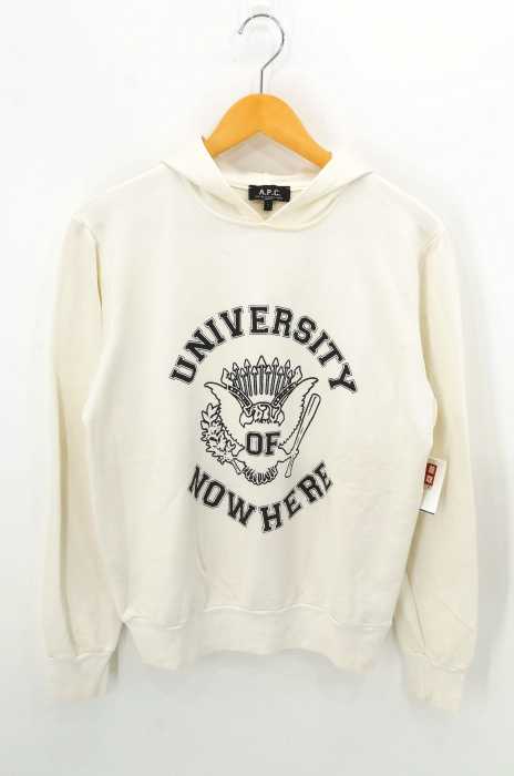 A.P.C. (アーペーセー) ロゴプルオーバーパーカー メンズ トップス