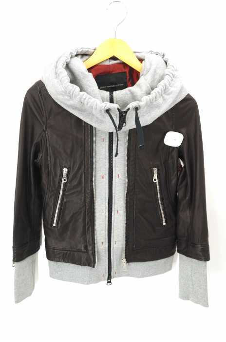 DOUBLE STANDARD CLOTHING(ダブルスタンダードクロージング) パーカードッキングレザージャケット レディース アウター