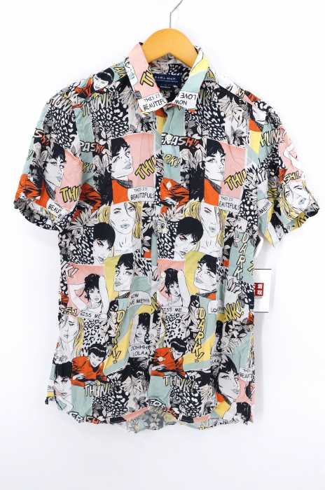 ZARA MAN （ザラマン） 総柄ボタンシャツ メンズ トップス