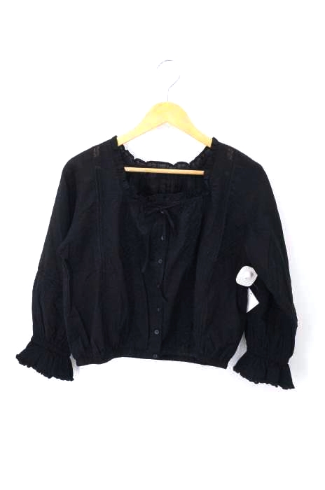 Ray BEAMS（レイビームス） 19SS レース テープ クロップド ブラウス レディース トップス