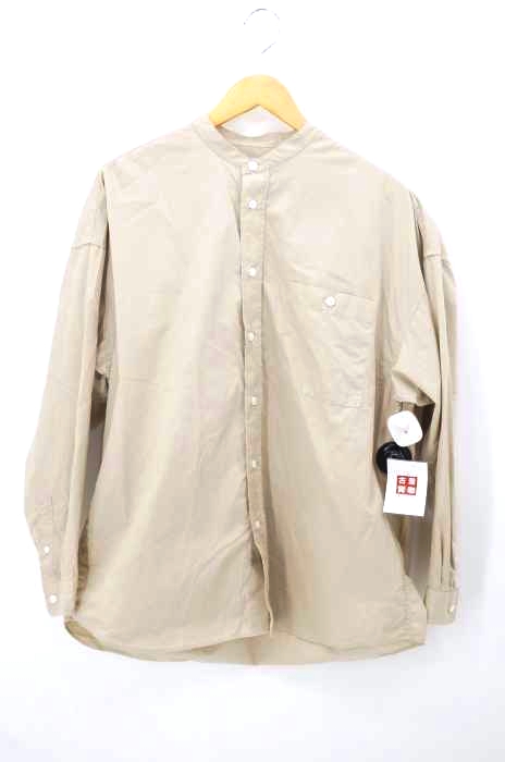 MAISON SPECIAL（メゾンスペシャル） 20SS プライムオーバースタンドカラーシャツ メンズ トップス