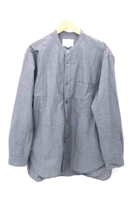 STILL BY HAND（スティルバイハンド） Stand-up collar SHIRT メンズ トップス