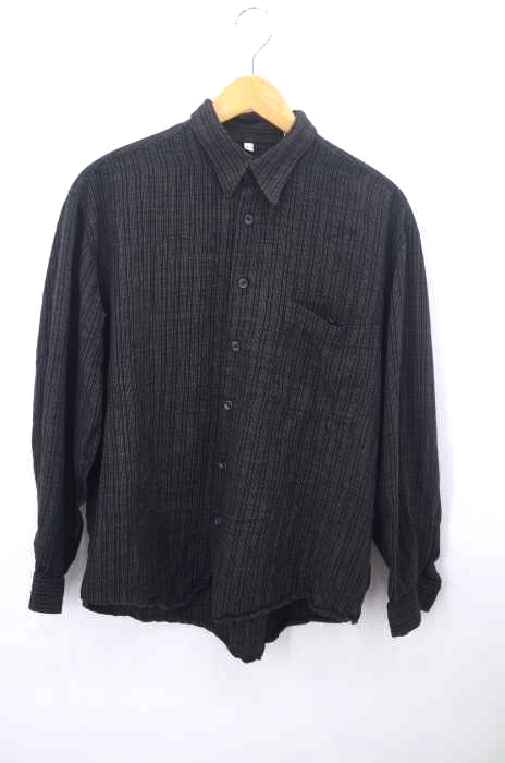 USED古着（ユーズドフルギ） ウールレーヨンチェック柄シャツ メンズ トップス