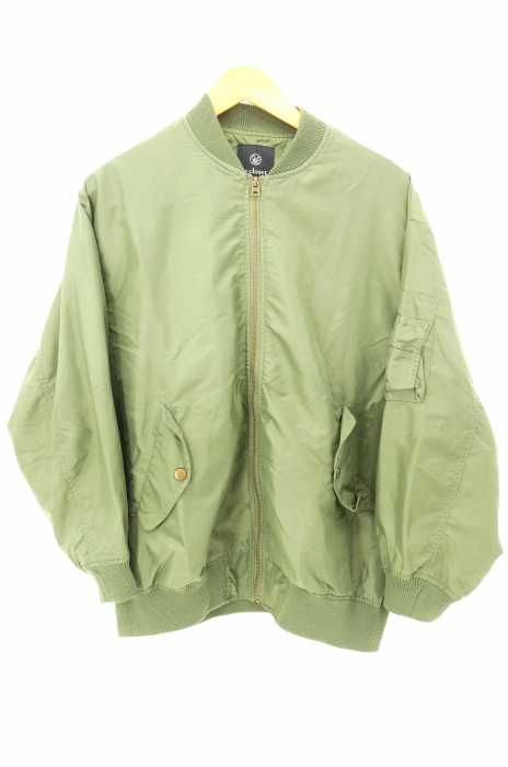 w closet （ダブルクローゼット） ジップアップブルゾン MA-1 レディース アウター