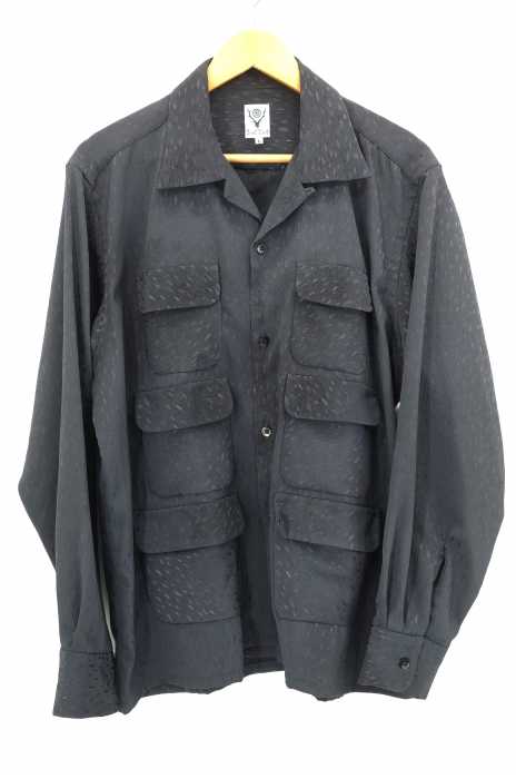 SOUTH2 WEST8（サウスツーウエストエイト） 18SS 6 Pocket Classic Shirt-Poly Jacquard 6ポケットシャツ メンズ トップス