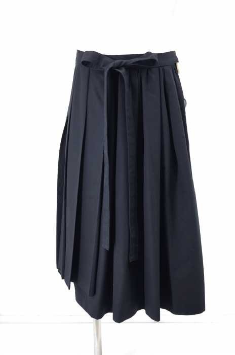 COMME des GARCONS COMME des GARCONS(コムデギャルソンコムデギャルソン) AD2014 ポリギャバウールプリーツスカート レディース スカート