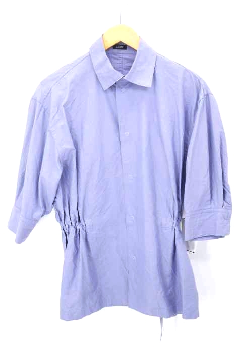 LOEFF（ロエフ） コットンシルクスナップボタンシャツ レディース トップス
