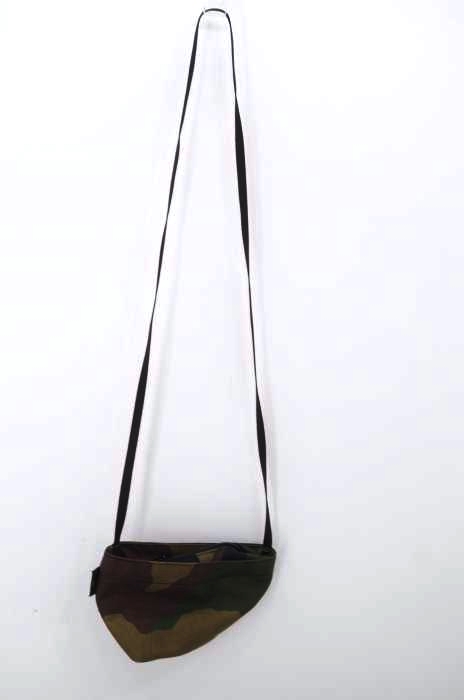 Herve Chapelier（エルベシャプリエ） カモ柄 ナイロン 舟型 ミニショルダーバッグ レディース バッグ
