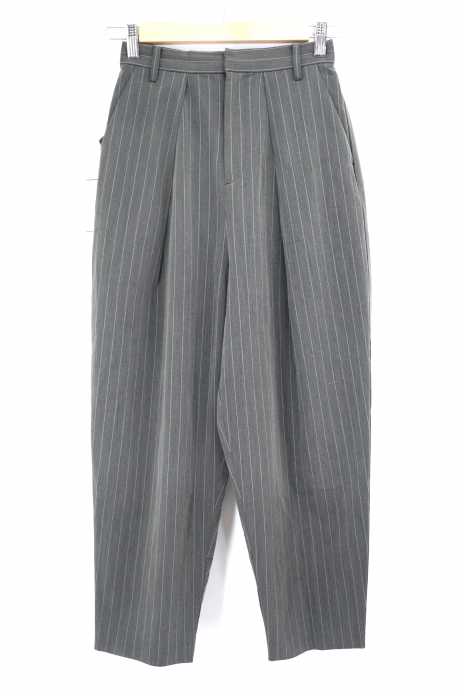 KBF （ケイビーエフ） 15AW フロントタックピンストパンツ レディース パンツ