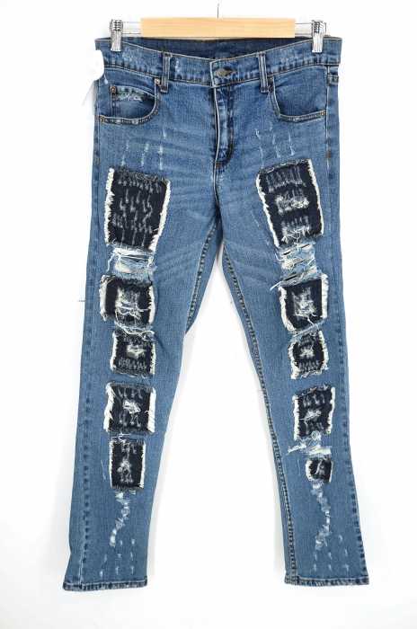 CHEAP MONDAY (チープマンデー) ダメージ加工スキニーデニムパンツ メンズ パンツ