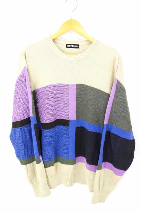 ISSEY MIYAKE(イッセイミヤケ) デザインニット メンズ トップス
