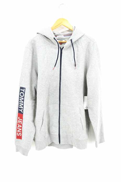 tommy jeans(トミージーンズ) フードロゴ ジップアップパーカー メンズ トップス