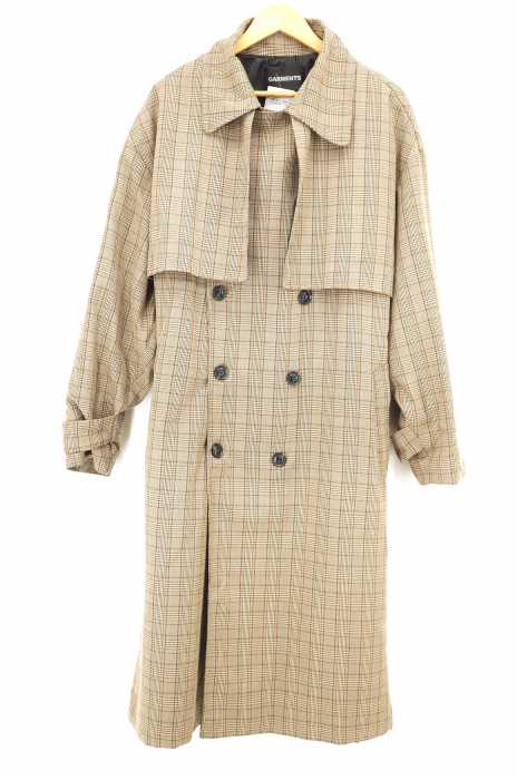 USED古着 (ユーズドフルギ) GARMENTS オーバーシルエット トレンチコート メンズ アウター