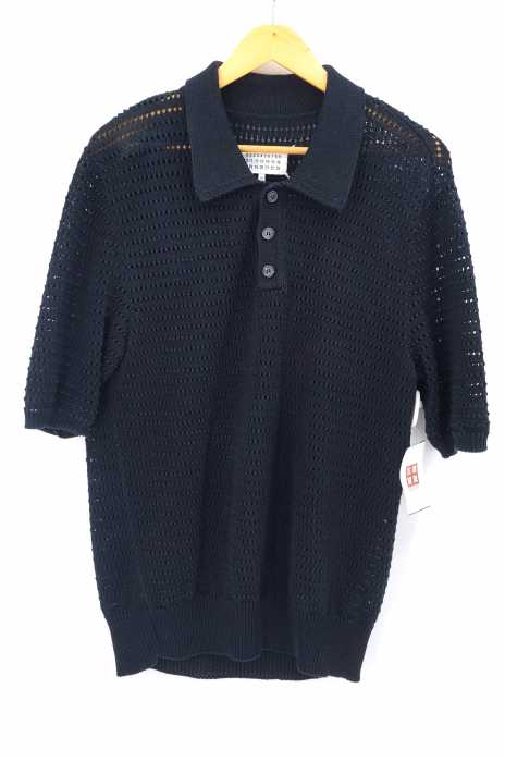 Maison Margiela (メゾンマルジェラ) 18SS 10 コットンニット ポロシャツ メンズ トップス