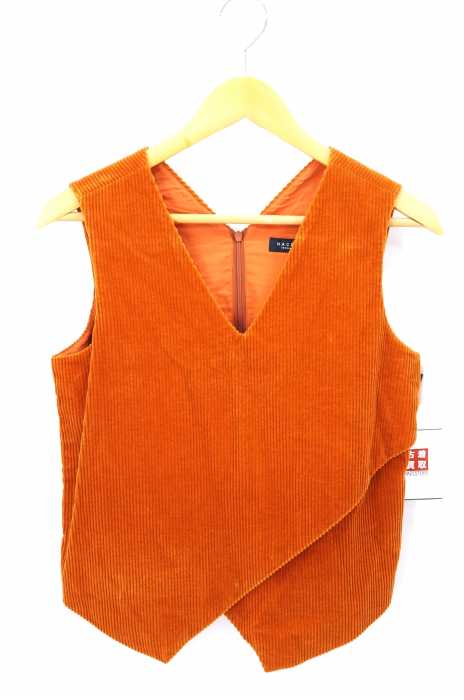 MACPHEE (マカフィー) コットンコーデュロイ アシンメトリープルオーバー レディース トップス