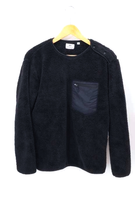 UNIQLO（ユニクロ） 切替プルオーバーフリース メンズ トップス
