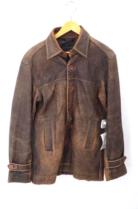 MORGAN HOMME(モルガンオム) レザーカバーオール メンズ アウター