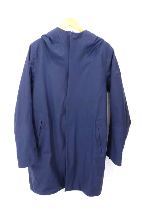 DESCENTE ALLTERRAIN（デサント オルテライン） 止水ジップ ナイロンフーデッドコート メンズ アウター
