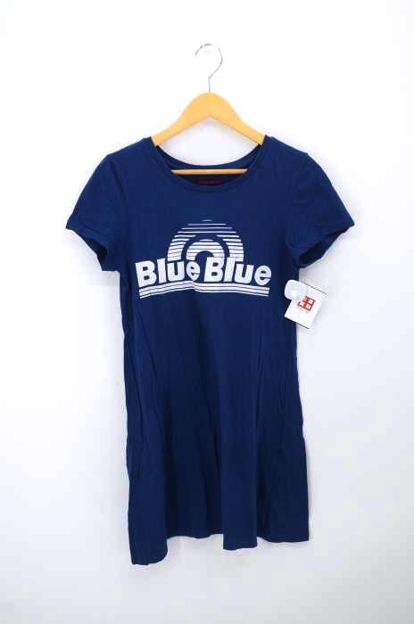 BLUE BLUE（ブルーブルー） ロゴ プリント ワンピース レディース ワンピース