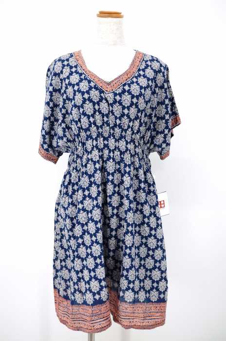 UNITED ARROWS green label relaxing （ユナイテッドアローズグリーンレーベルリラクシング） INDIA PRINT BEAD ワンピース レディース ワンピース