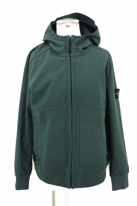 STONE ISLAND (ストーンアイランド) Soft Shell-R ジップアップブルゾン メンズ アウター