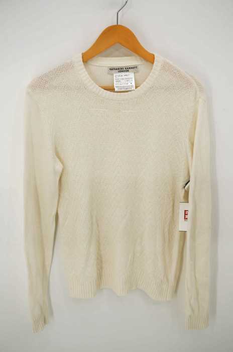 KATHARINE HAMNETT LONDON（キャサリンハムネットロンドン） リネン混 クルーネックトップス メンズ トップス