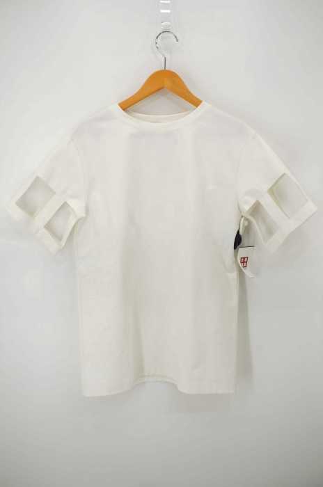 Maison Margiela （メゾンマルジェラ） 1 Cut-out t-shirt レディース トップス
