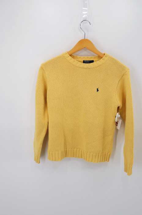 Polo by RALPH LAUREN （ポロバイラルフローレン） ワンポイント刺繍コットンニット レディース トップス