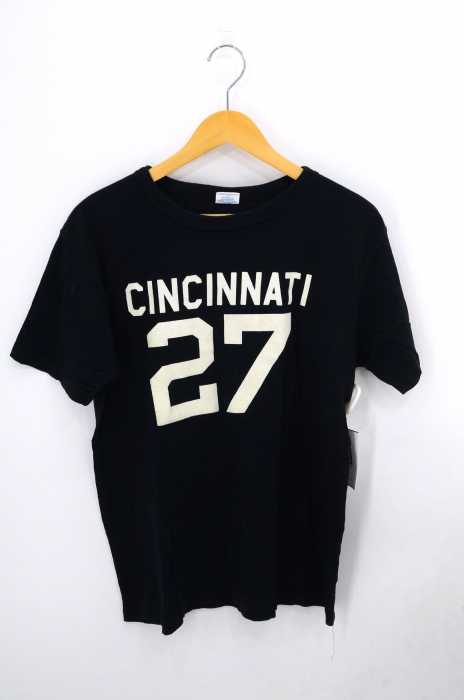 Champion（チャンピオン） フロッキープリント フットボールTシャツ メンズ トップス