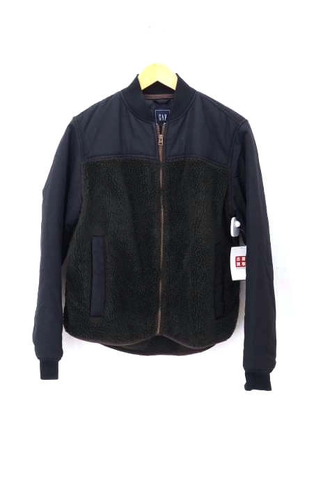 Gap（ギャップ） ボア切替ジップアップブルゾン メンズ アウター