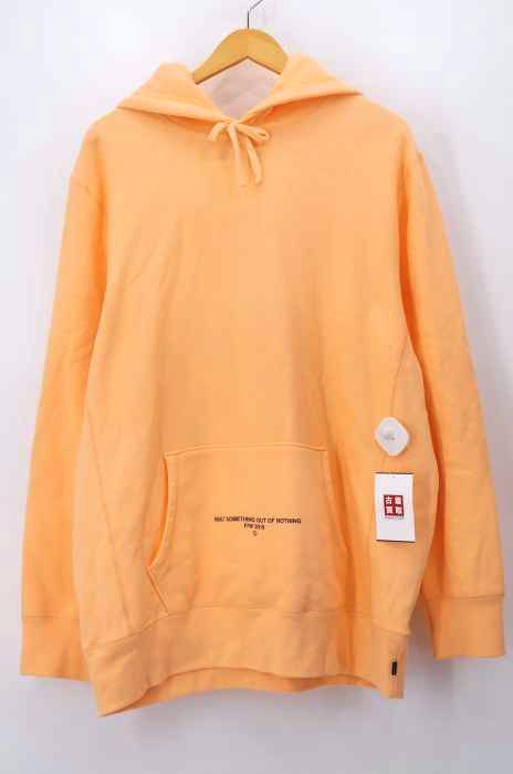 NO THIN SPECIAL(ナッシンスペシャル) 19AW ロゴプリントプルオーバーパーカー メンズ トップス