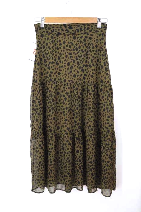 SLY（スライ） LEOPARD LONG SK レディース スカート